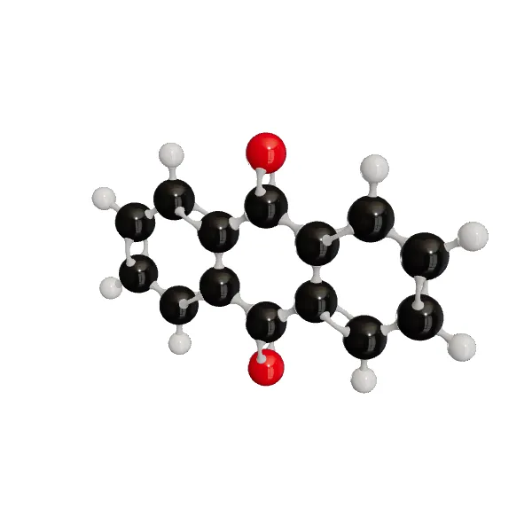 3D model of Anthraquinone