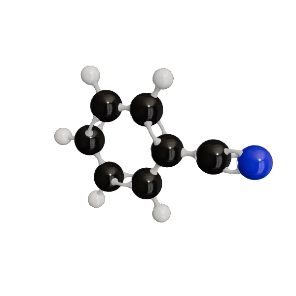 3D model of Benzonitrile