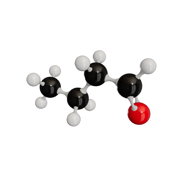 3D model of Butanal