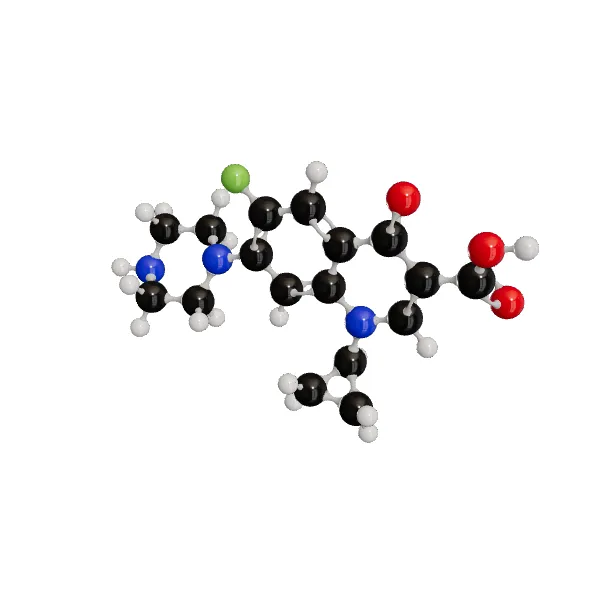 3D model of Ciprofloxacin