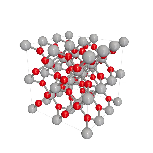 3D model of Rutile (TiO₂)