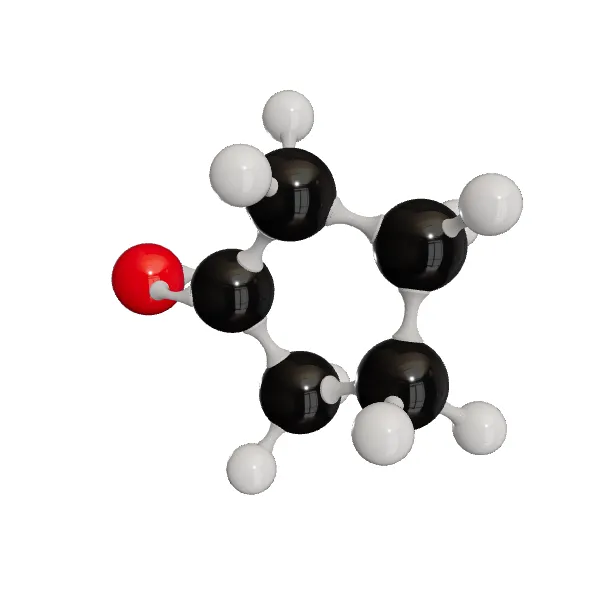 3D model of Cyclopentanone