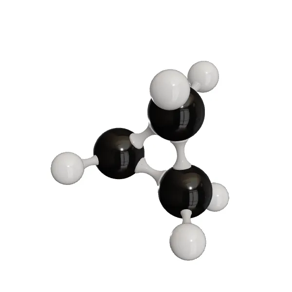 3D model of Cyclopropane