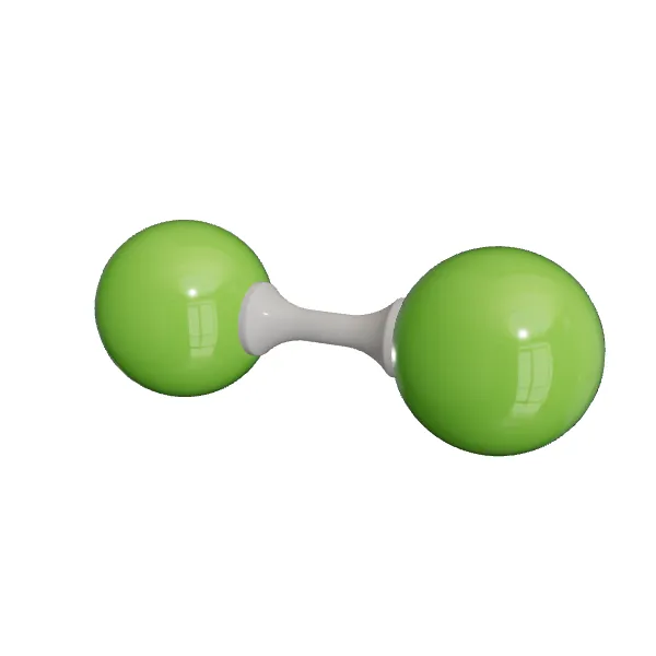 3D model of Fluorine
