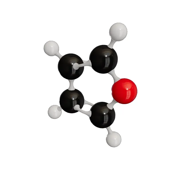3D model of Furan