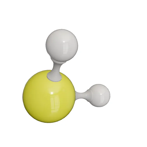 3D model of Hydrogen Sulfide