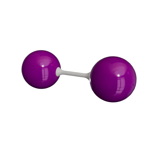 3D model of Iodine