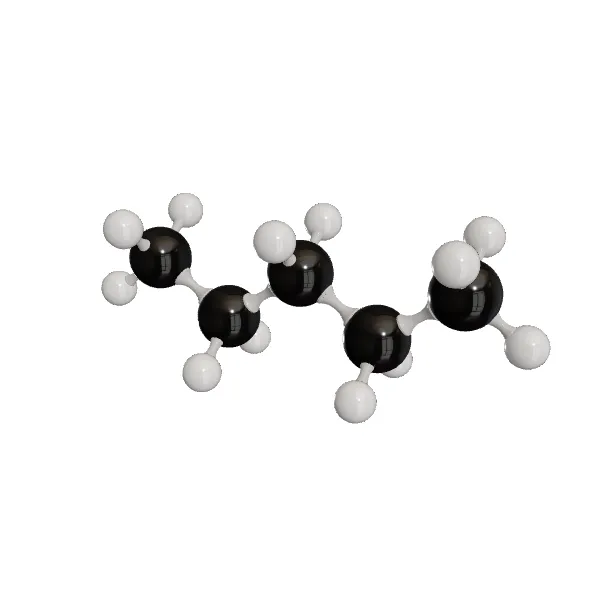 3D model of Pentane