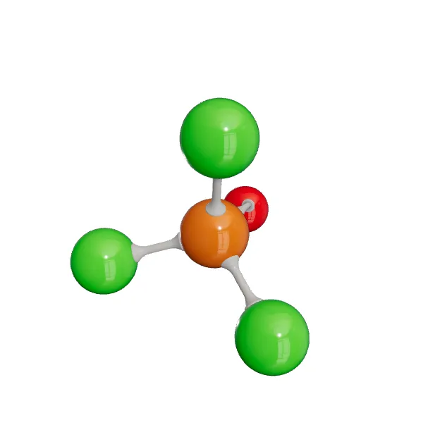 3D model of Phosphorus oxychloride