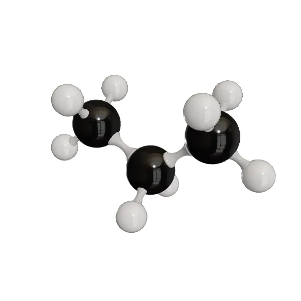 3D model of Propane