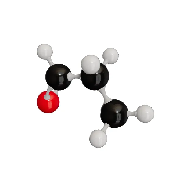 3D model of Propanal