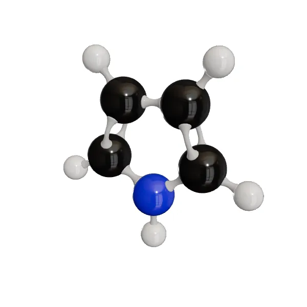 3D model of Pyrrole