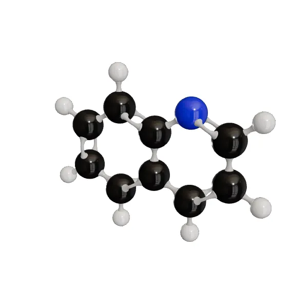 3D model of Quinoline