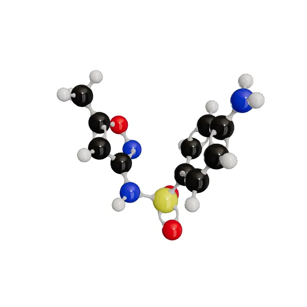 3D model of Sulfamethoxazole