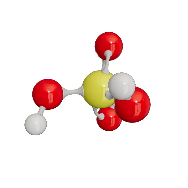 3D model of Sulfuric Acid