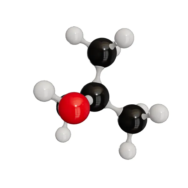3D model of tert-Butanol
