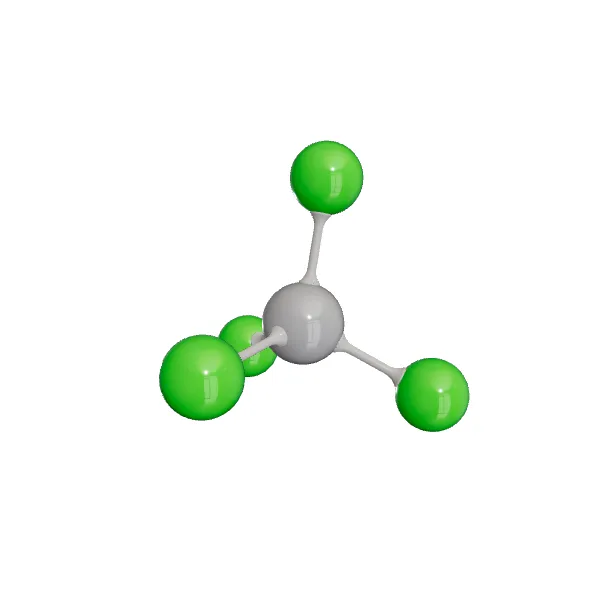 3D model of Titanium Tetrachloride