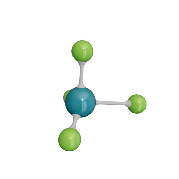 3D model of Xenon tetrafluoride